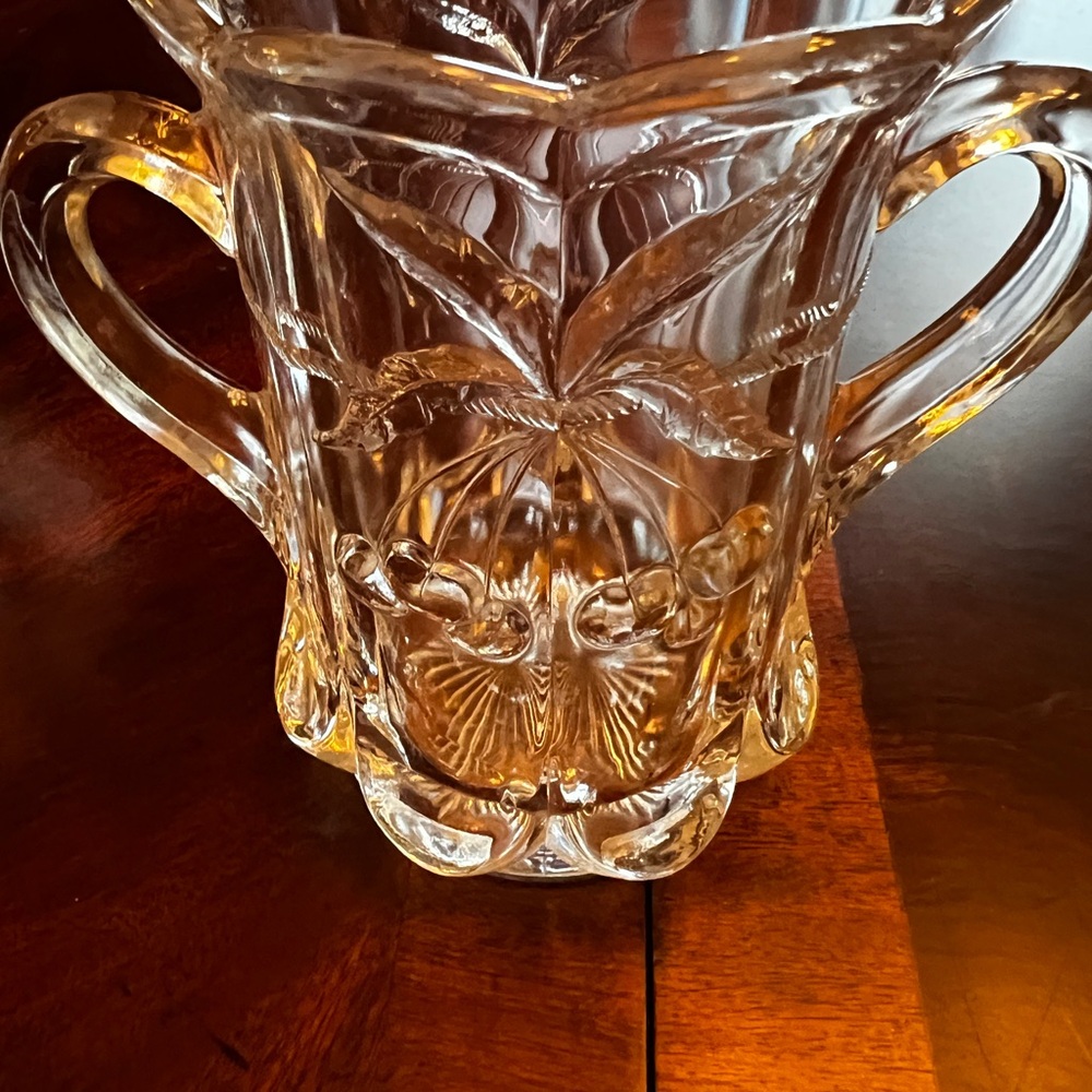 Elegant Clear Glass w/Handles